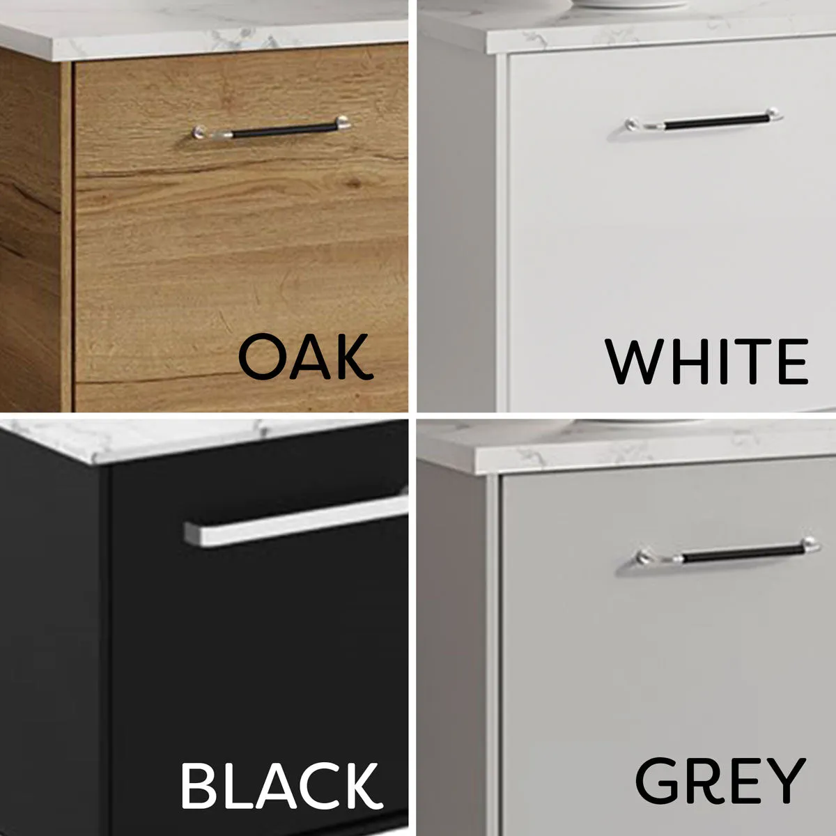 Crosswater Infinity 500 Single Drawer Wall Hung Vanity Unit With Worktop