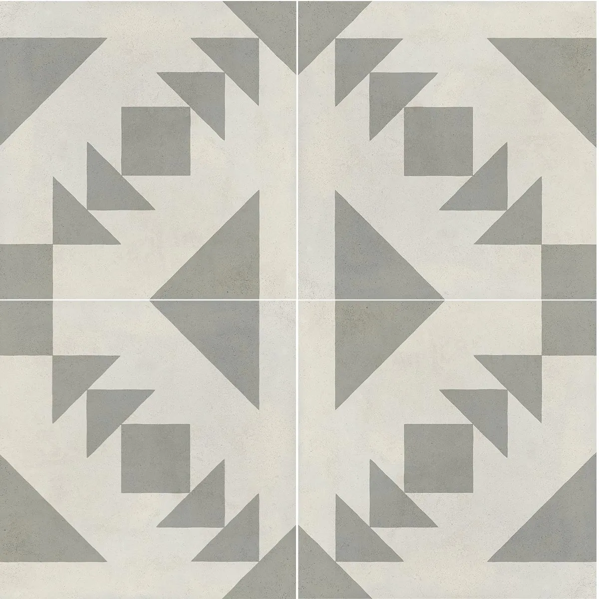 Cuban Silver Arrow Porcelain Tile 22x22cm Matt