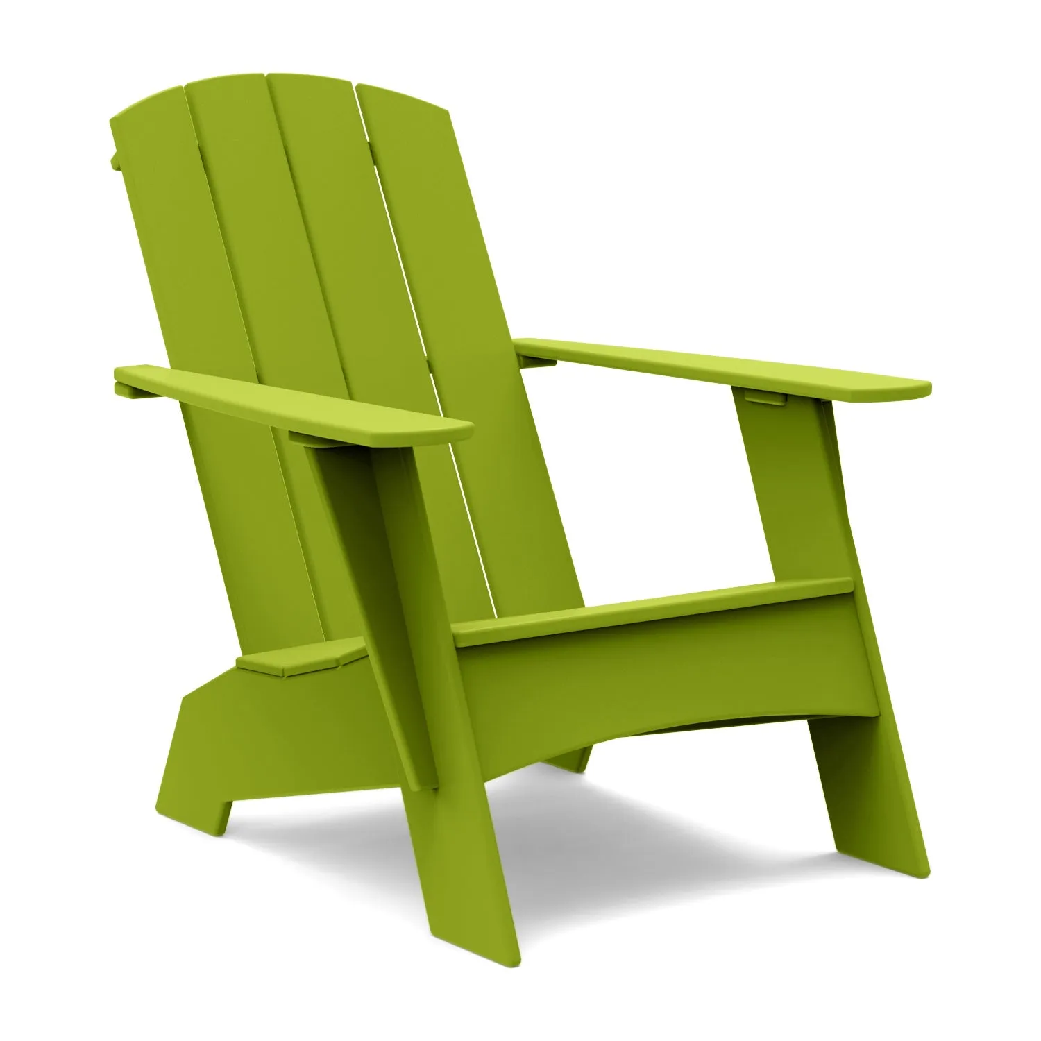 Curved Adirondack Chair and Ottoman Bundle