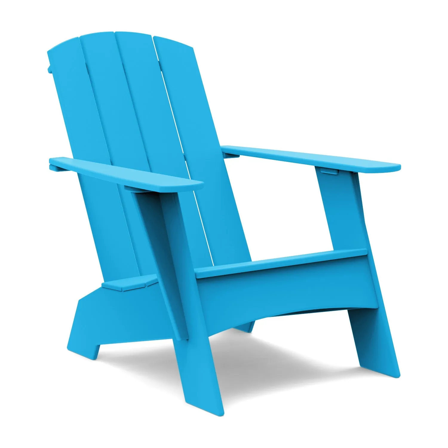 Curved Adirondack Chair and Ottoman Bundle