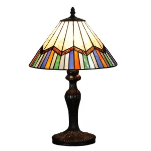 Delphine Art Deco Tiffany Table Lamp