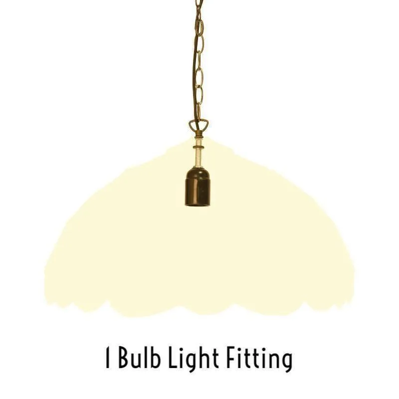 Dorchester Tiffany Ceiling Light, single bulb fitting