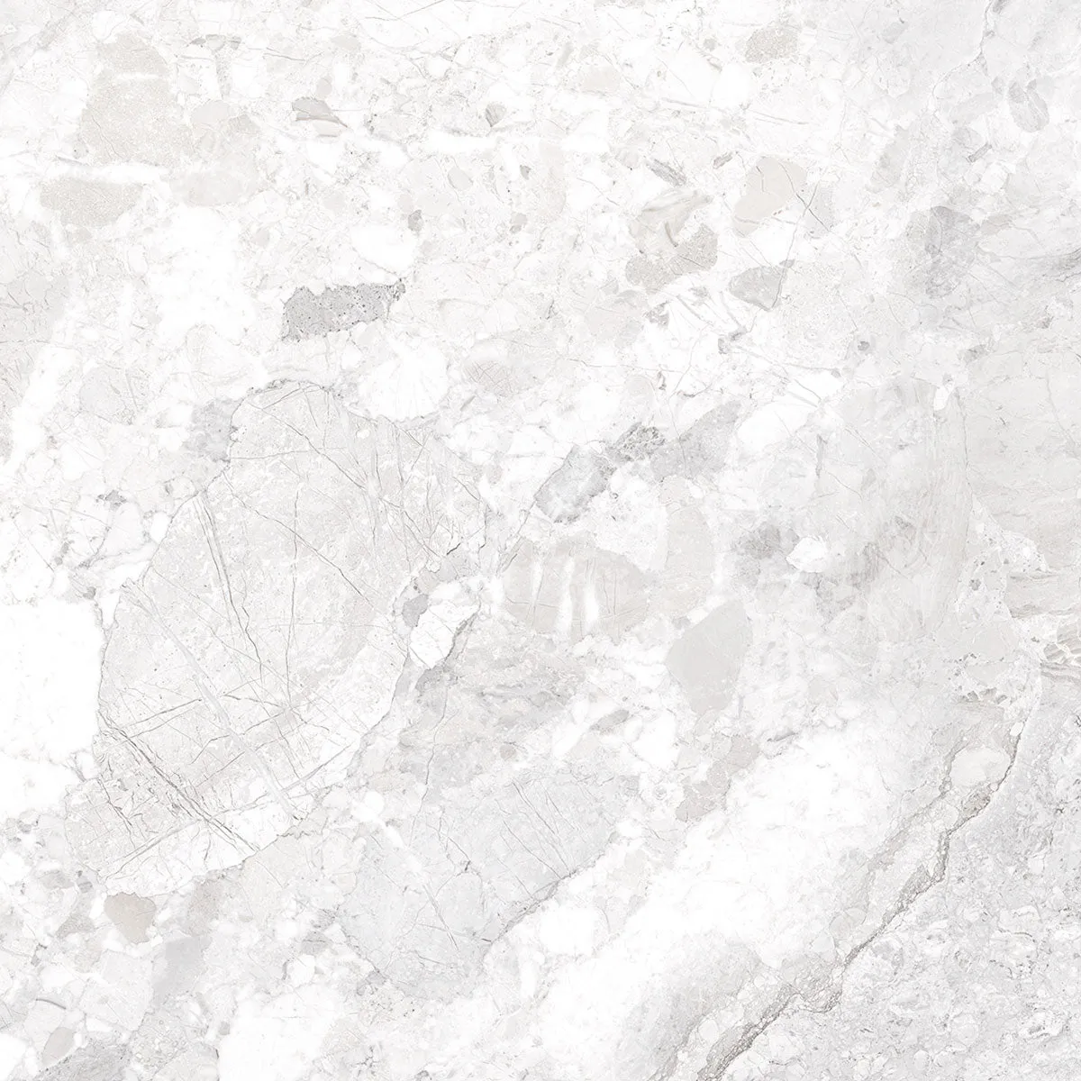 Dreamy Cloud 4D Shaped Marble Effect Porcelain Tile 100x180cm Matt