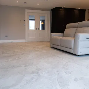 Dreamy Cloud 4D Shaped Marble Effect Porcelain Tile 100x180cm Matt
