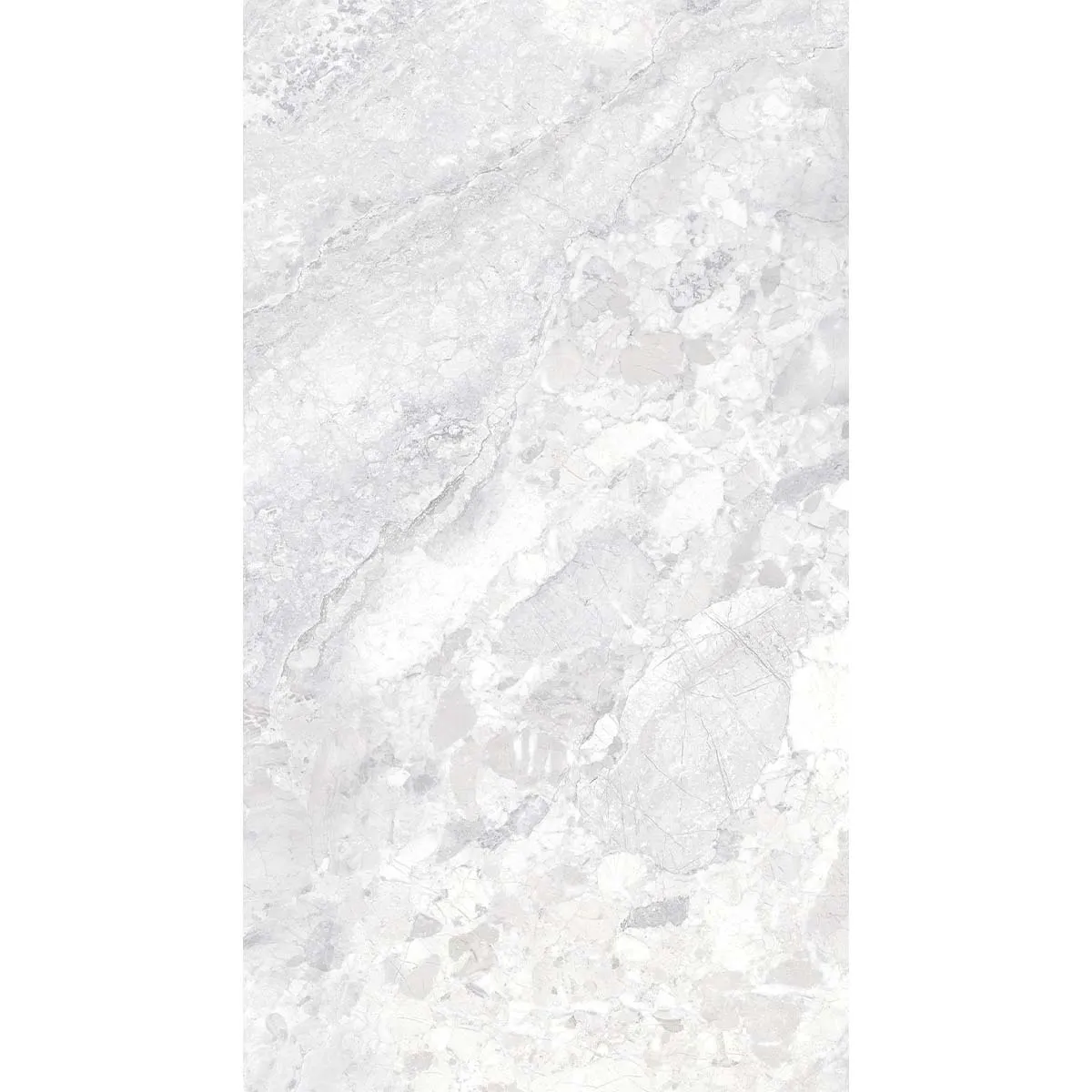 Dreamy Cloud 4D Shaped Marble Effect Porcelain Tile 100x180cm Matt