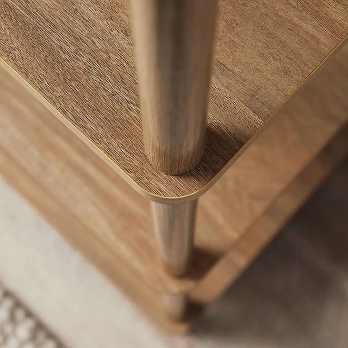 Eden Tall Shelf - Pecan Mocka