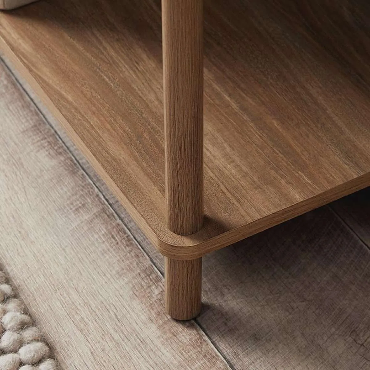 Eden Tall Shelf - Pecan Mocka