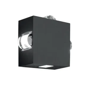 Elstead Agner 4 Way Black Outdoor Wall Light