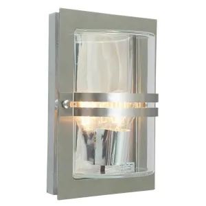 Elstead Basel Stainless Steel Outdoor Wall Light