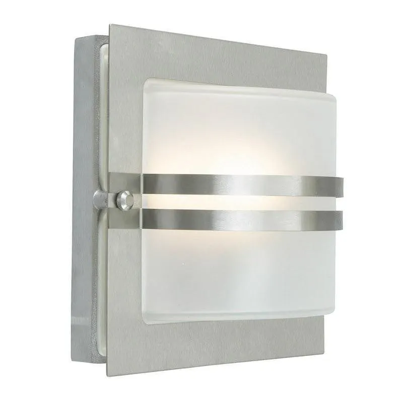 Elstead Bern Stainless Steel Outdoor Wall Light