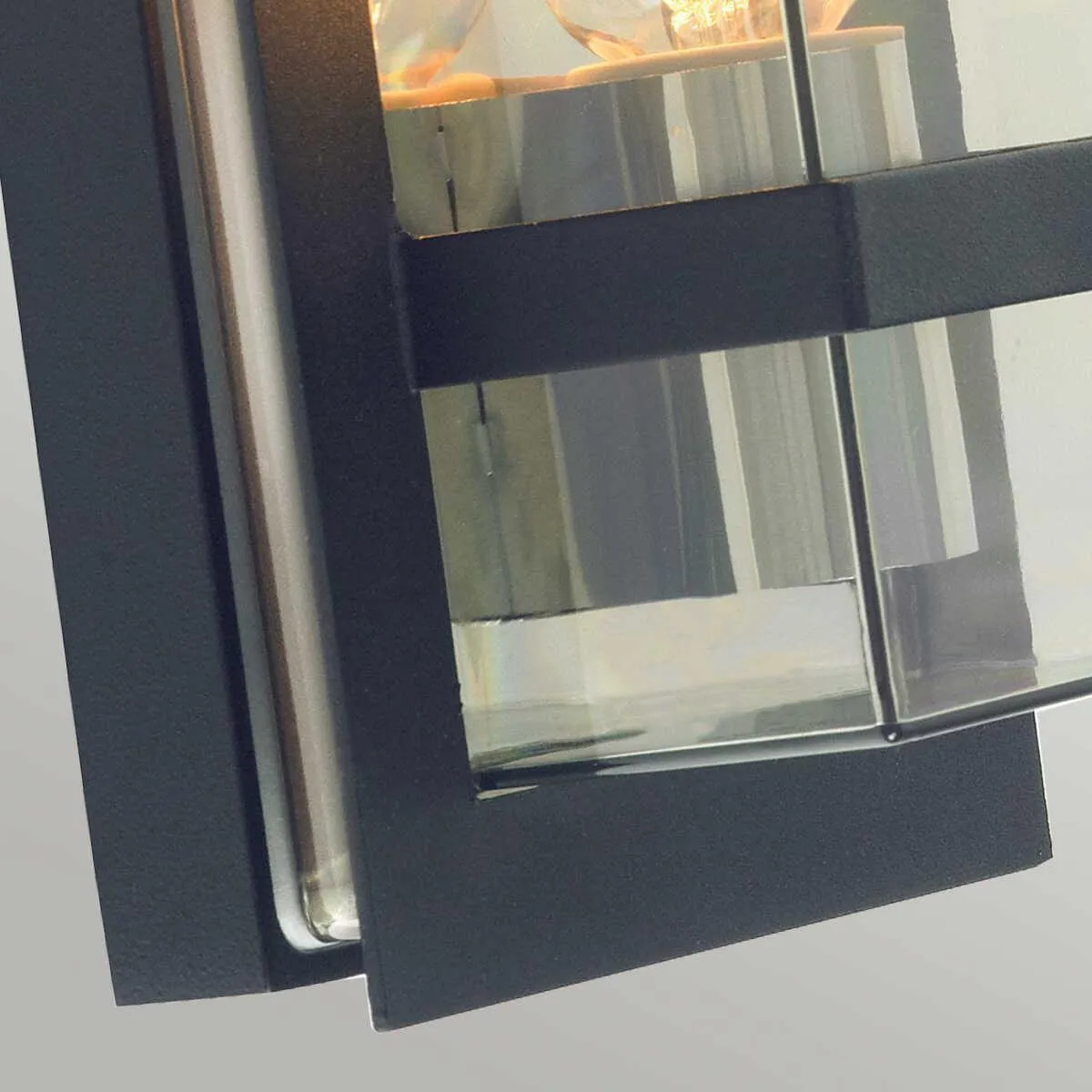 Elstead Boden Black & Polycarbonate Outdoor Wall Light