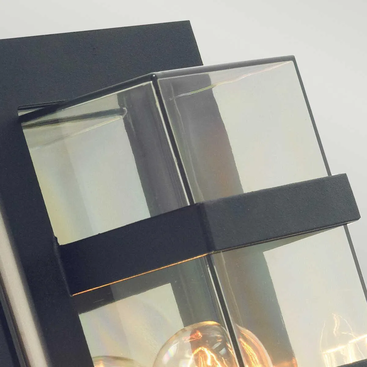 Elstead Boden Black & Polycarbonate Outdoor Wall Light