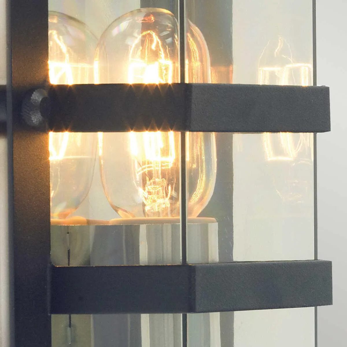 Elstead Boden Black & Polycarbonate Outdoor Wall Light