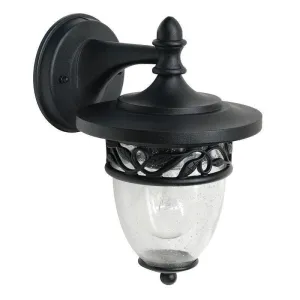 Elstead Burford Outdoor Black Wall Light