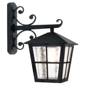 Elstead Canterbury Black Outdoor Wall Light