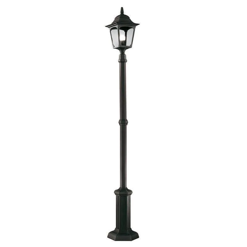 Elstead Chapel Black Outdoor Midi Lamp Post