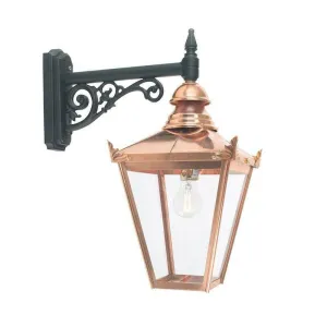 Elstead Chelsea Copper Outdoor Downlighter Wall Light