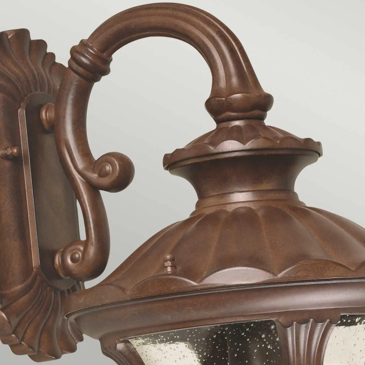 Elstead Chicago Bronze Medium Outdoor Downlighter Wall Light