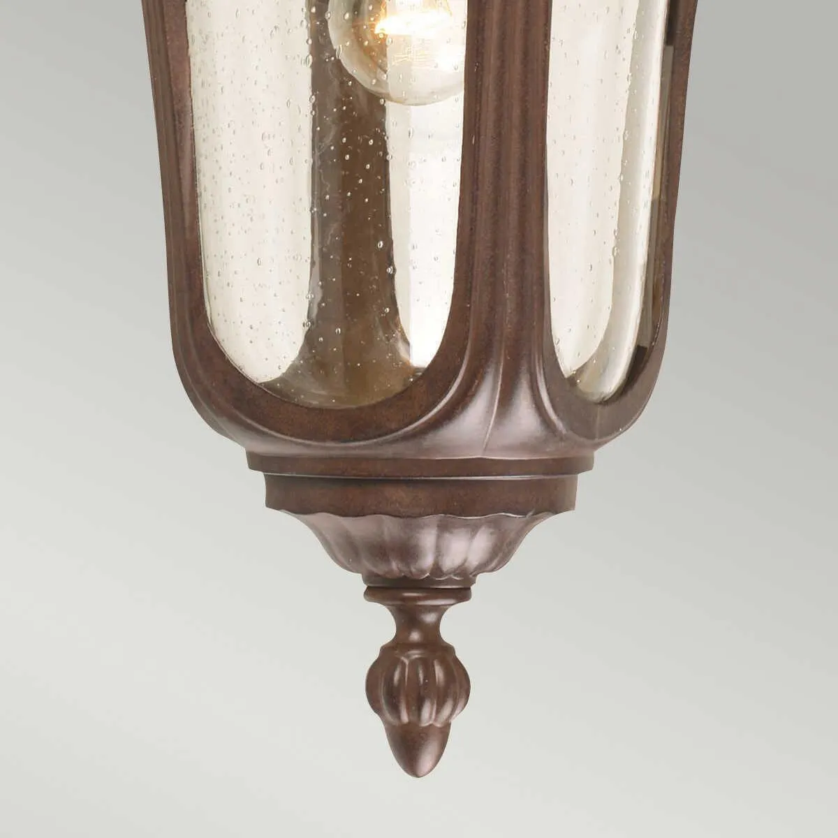 Elstead Chicago Bronze Medium Outdoor Downlighter Wall Light