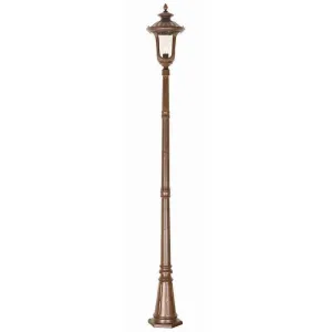Elstead Chicago Bronze Patina Medium Outdoor Lamp Post