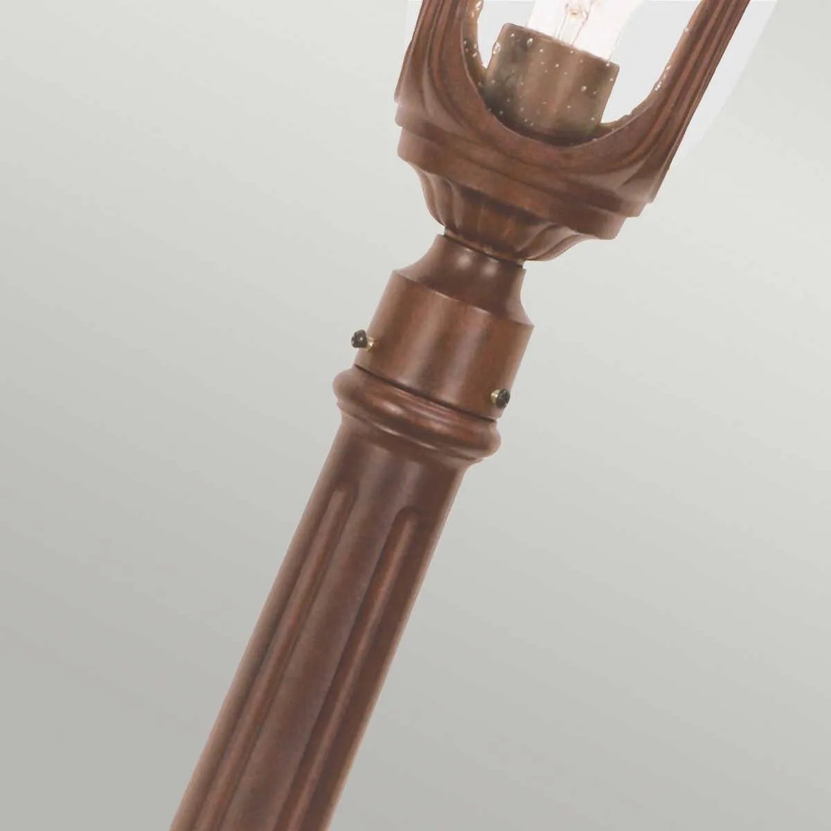 Elstead Chicago Bronze Patina Small Outdoor Bollard Light