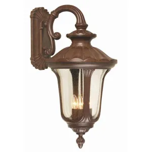 Elstead Chicago Rusty Bronze Patina Large Outdoor Downlighter