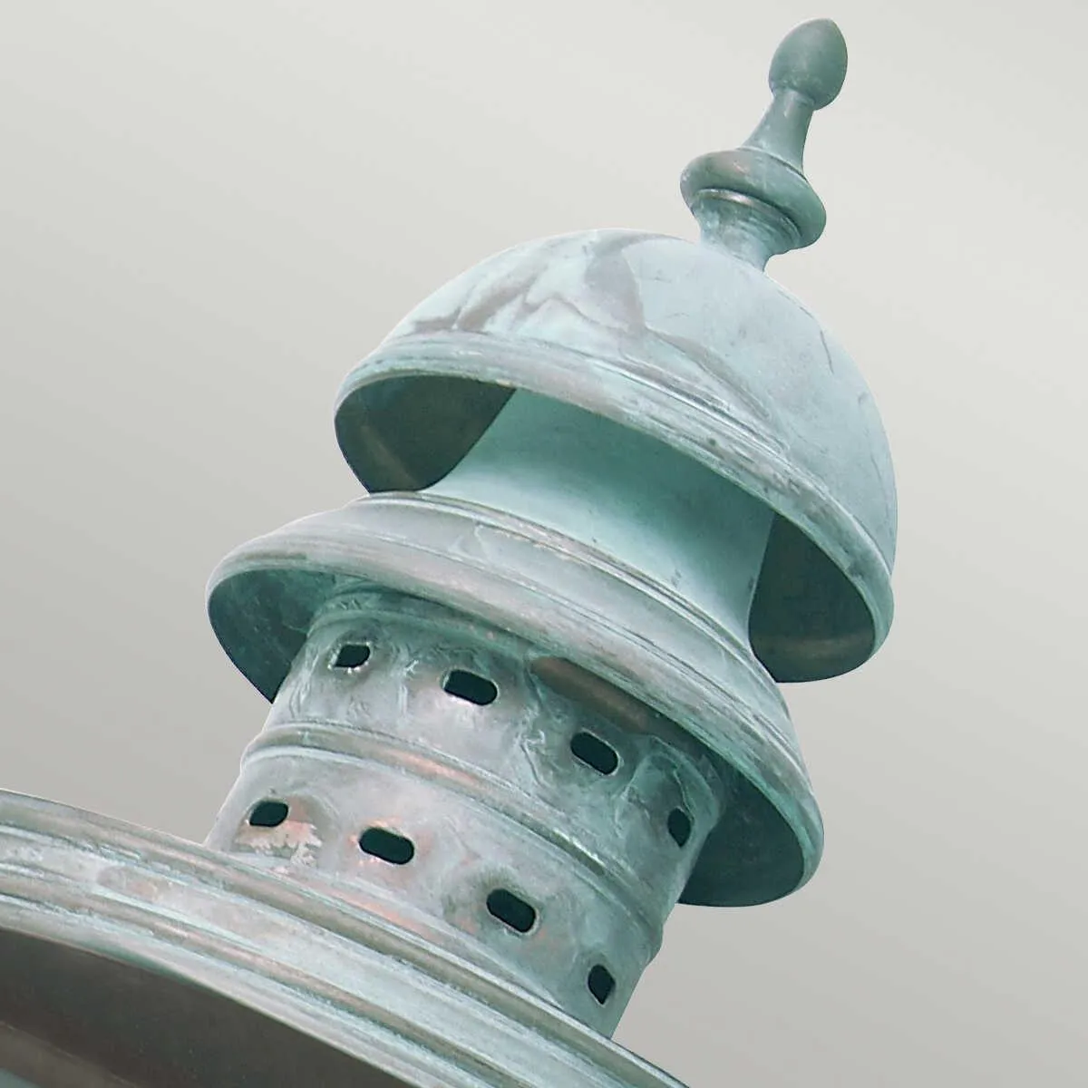 Elstead Downing Street Verdigris Outdoor Porch Ceiling  Wall Light