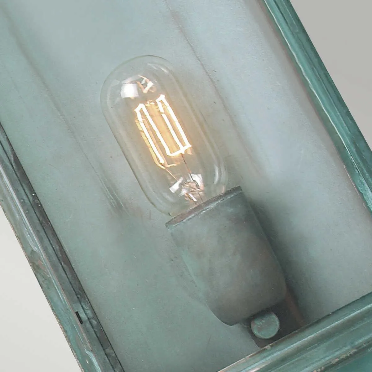 Elstead Downing Street Verdigris Outdoor Porch Ceiling  Wall Light