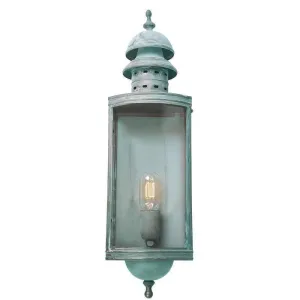 Elstead Downing Street Verdigris Outdoor Porch Ceiling  Wall Light