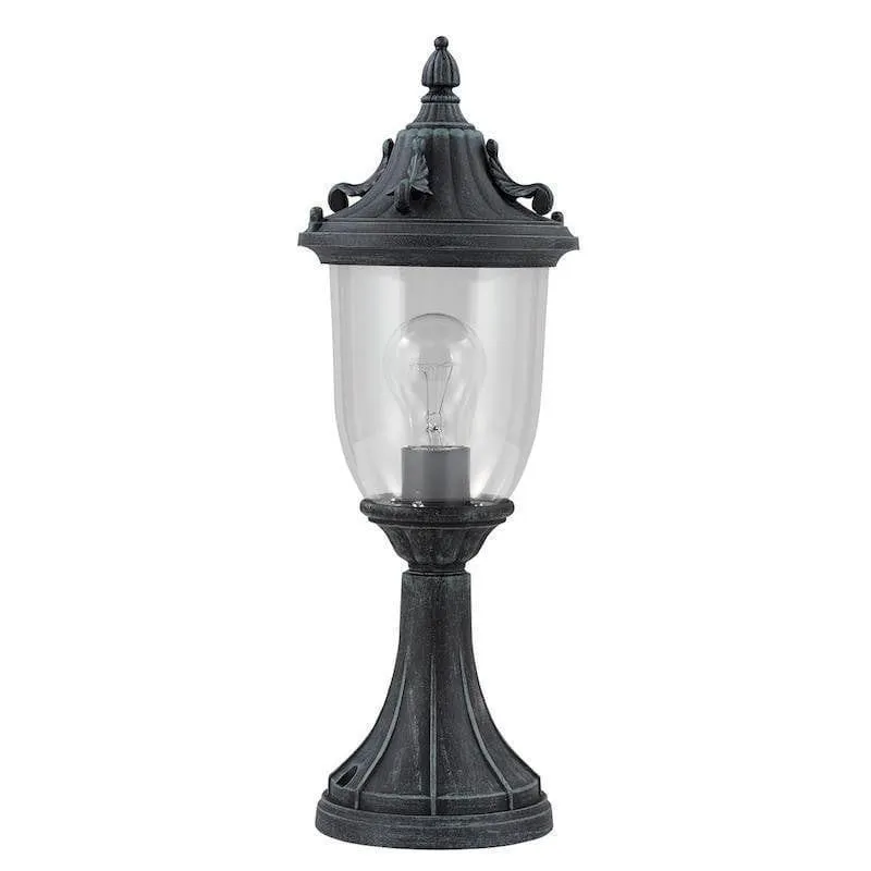 Elstead Elkstone Verdigris Outdoor Pedestal Lantern