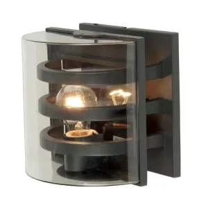 Elstead Frida Medium Graphite Outdoor Wall Light