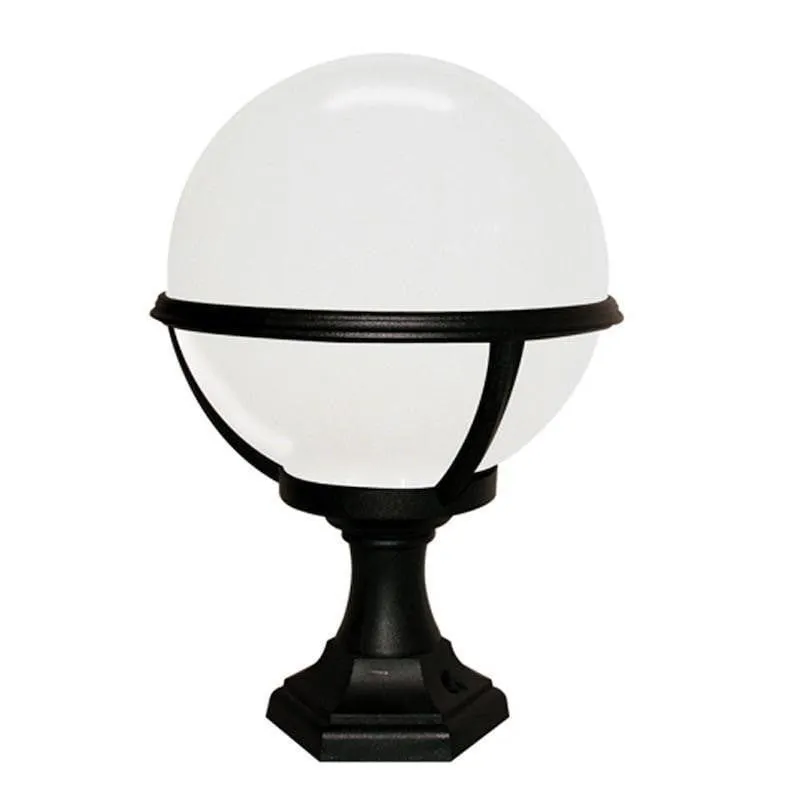 Elstead Glenbeigh Black Outdoor Pedestal/Porch Lantern