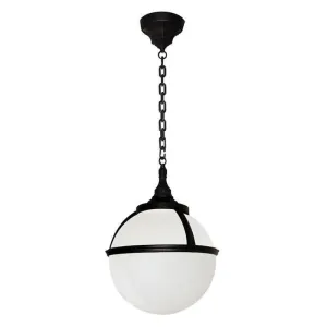 Elstead Glenbeigh Black Outdoor Pendant Light