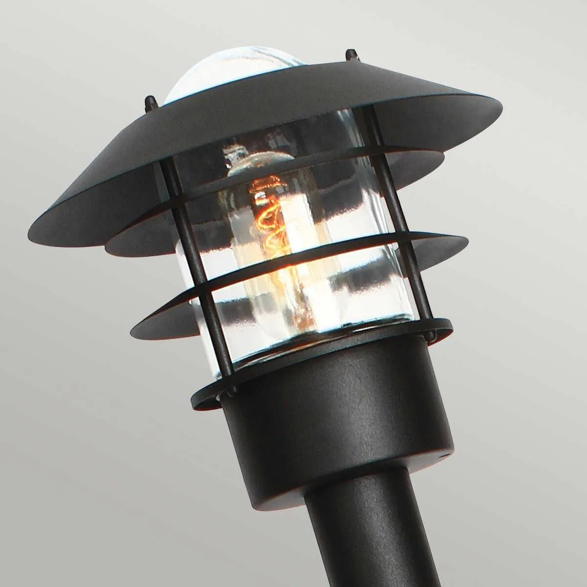 Elstead Helsingor Black Outdoor Bollard Light