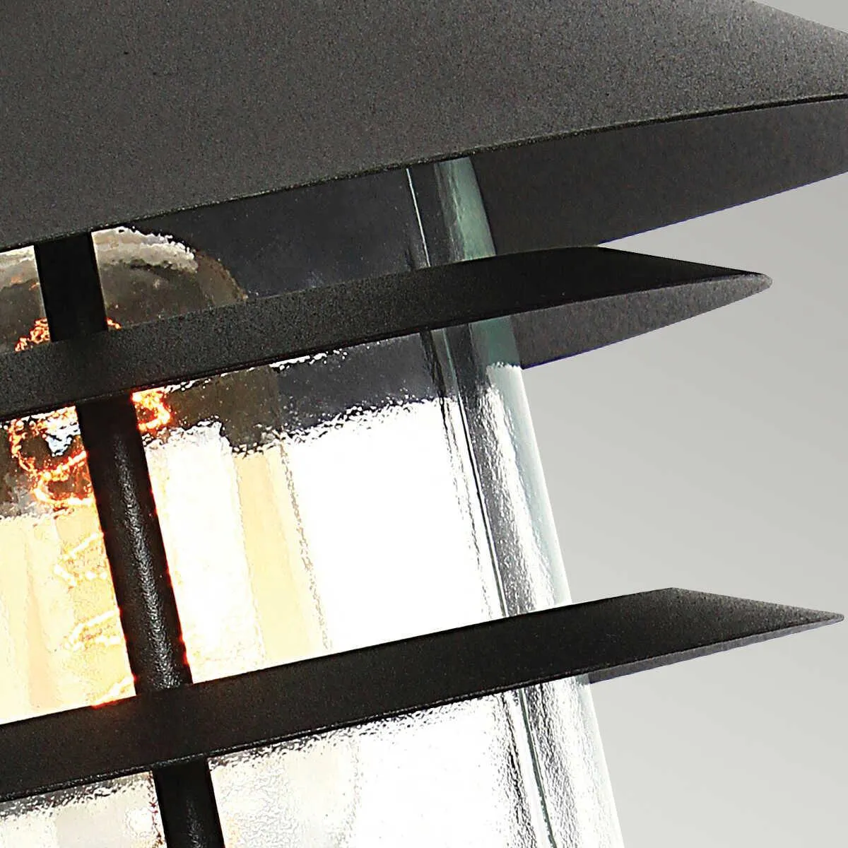 Elstead Helsingor Black Outdoor Pedestal Light