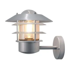 Elstead Helsingor Silver Outdoor Wall Light