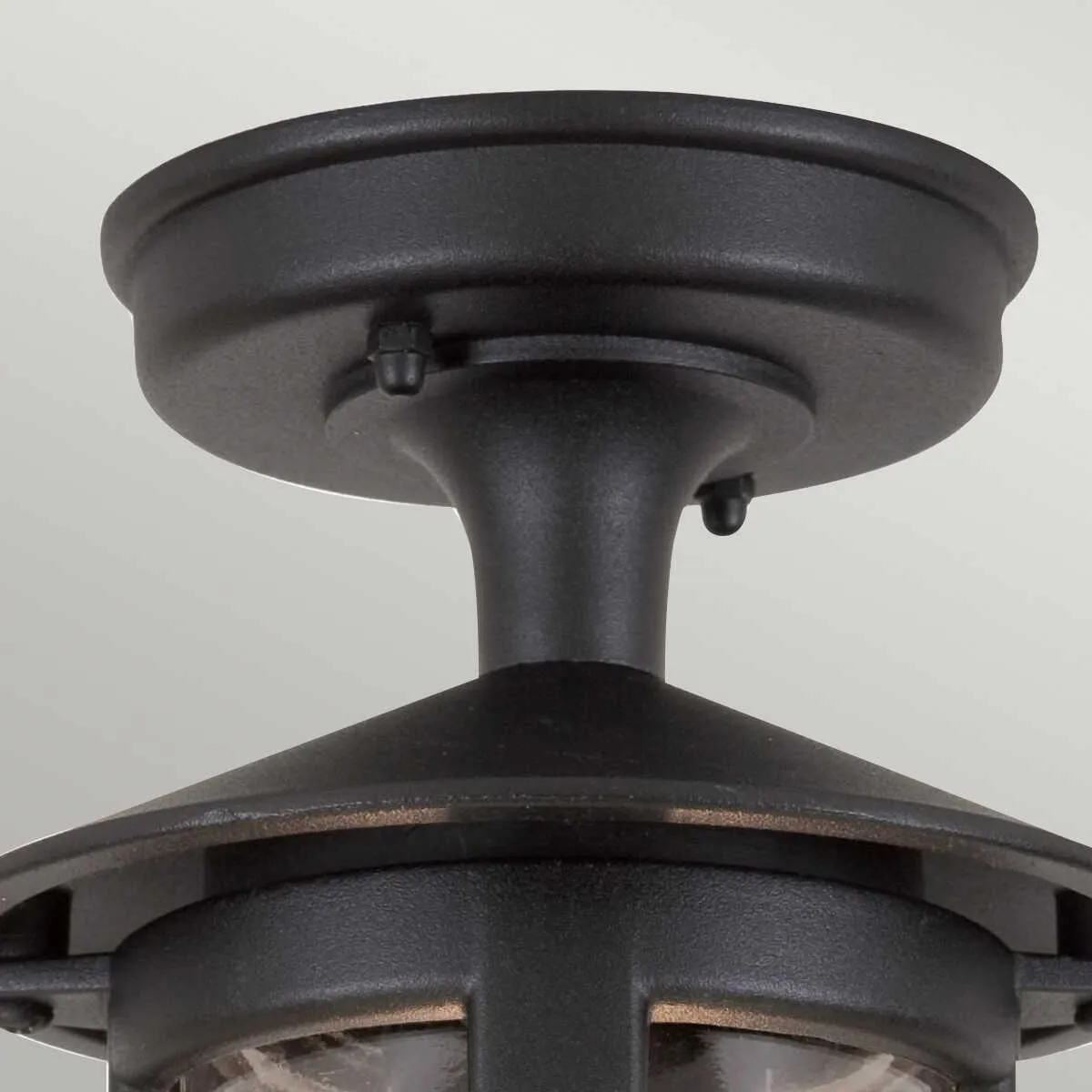 Elstead Hereford II Black Outdoor Porch Ceiling  Lantern