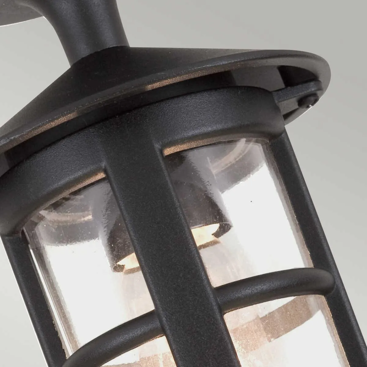 Elstead Hereford II Black Outdoor Porch Ceiling  Lantern
