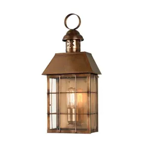 Elstead Hyde Park Aged Brass Outdoor Wall Light