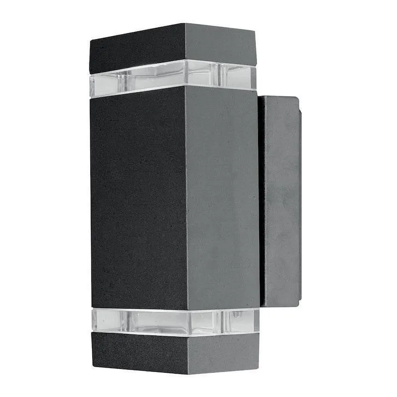 Elstead Jannik Up/Down Grey Outdoor Wall Light
