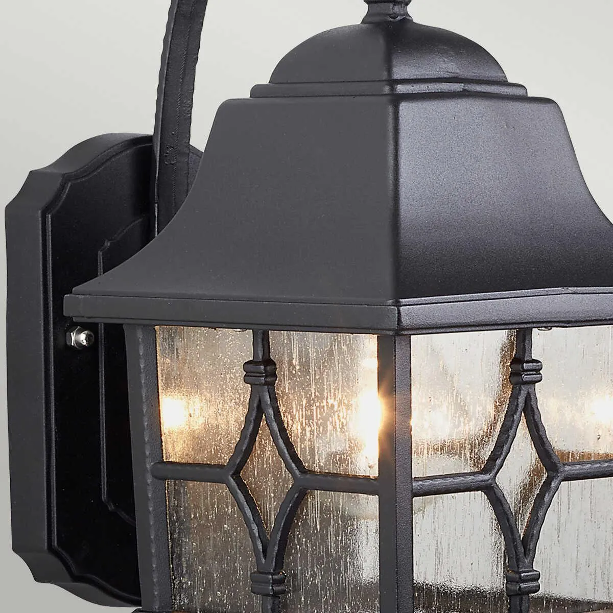 Elstead Kent Black Outdoor Wall Light