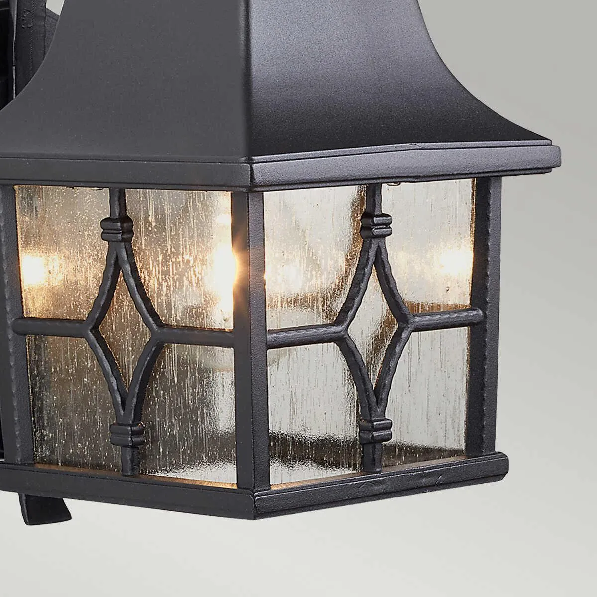 Elstead Kent Black Outdoor Wall Light