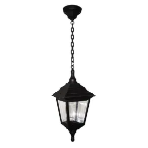 Elstead Kerry Black Outdoor Pendant Light