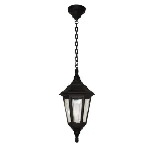 Elstead Kinsale Black Outdoor Pendant Light