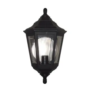 Elstead Kinsale Black Outdoor Porch Ceiling  Wall Light