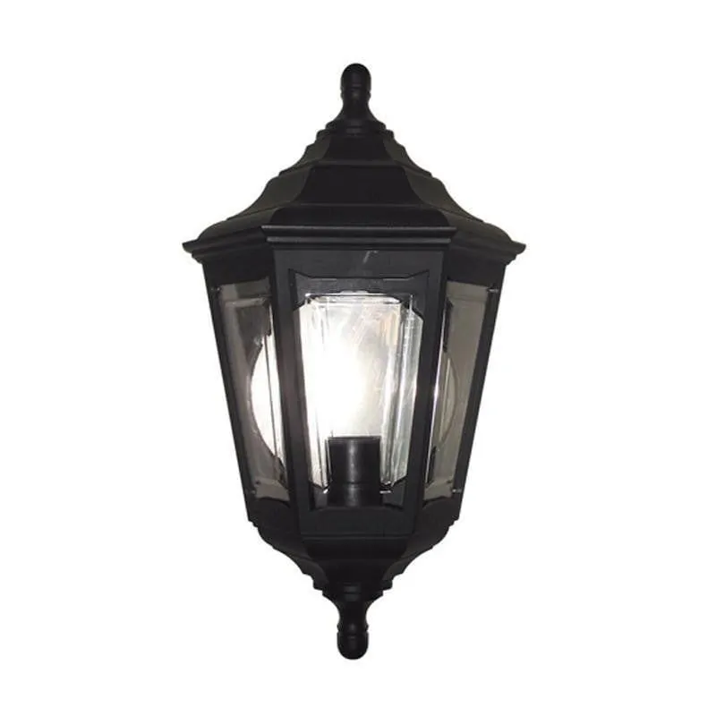 Elstead Kinsale Black Outdoor Porch Ceiling  Wall Light