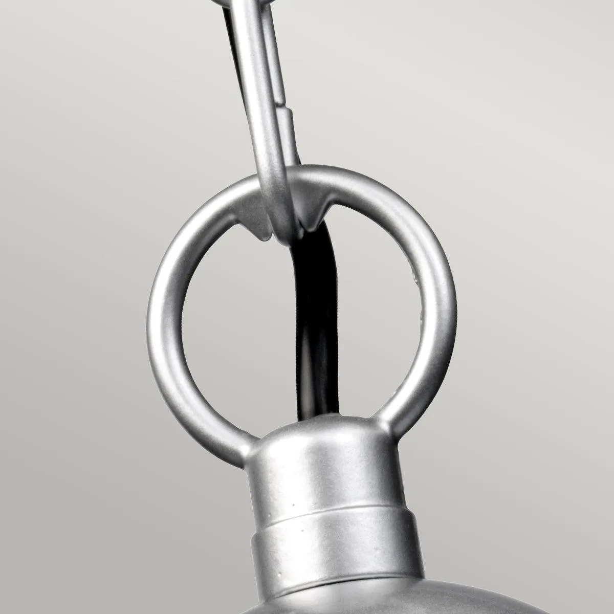 Elstead Klampenborg Silver Outdoor Pendant Light