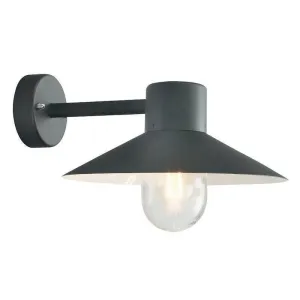 Elstead Lund Black Outdoor Wall Light