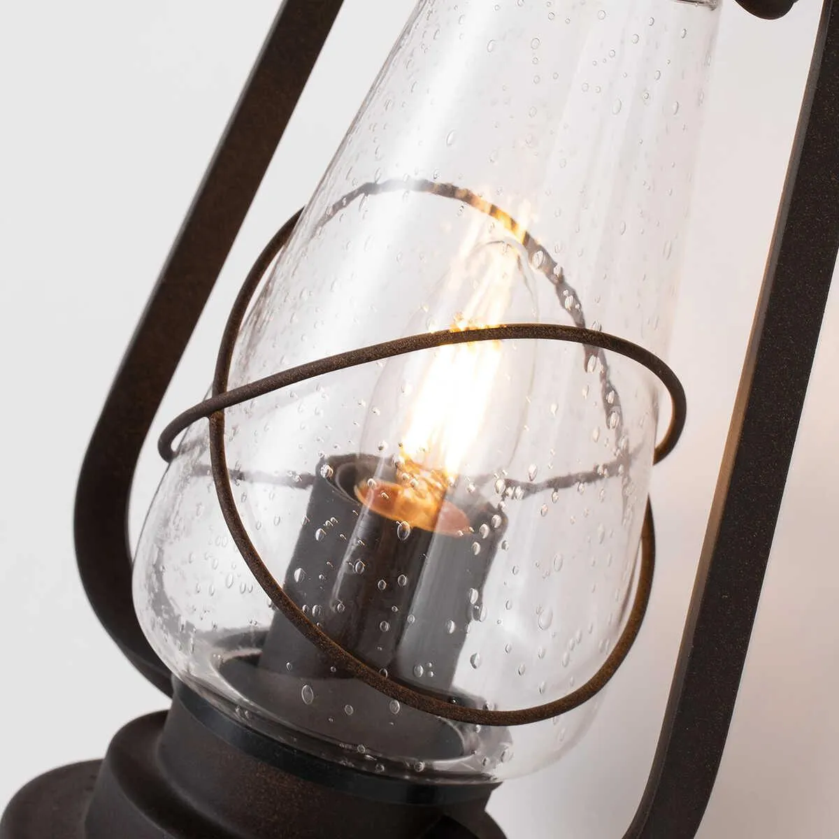 Elstead Miners Old Bronze Outdoor Wall Light