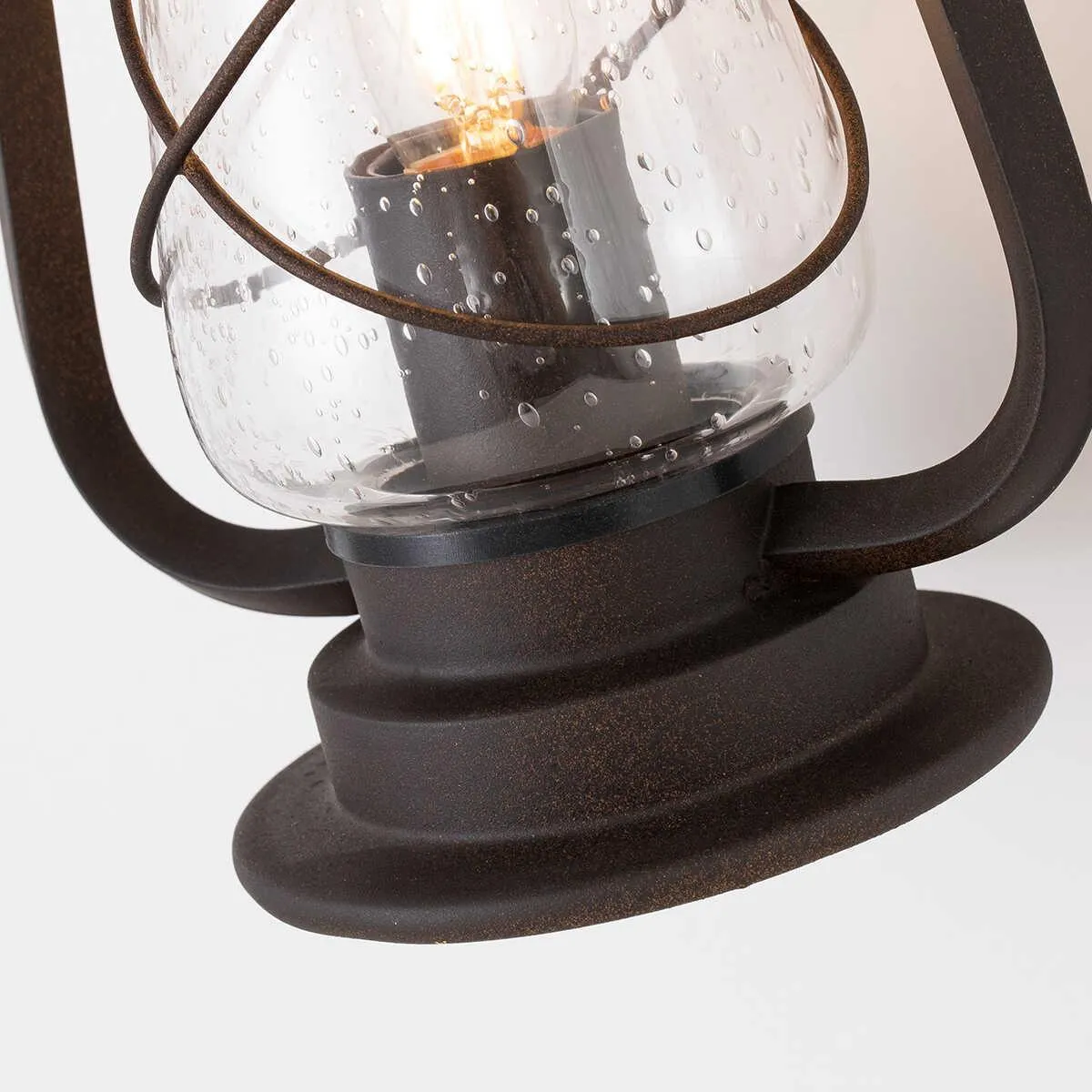 Elstead Miners Old Bronze Outdoor Wall Light